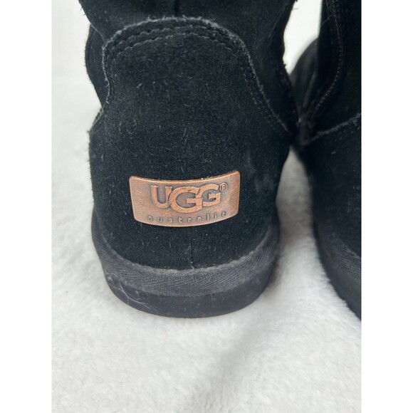 UGG | Cargo III Women's Black Suede and Shearling Boots with Pockets Size 6 US - Picture 9 of 12